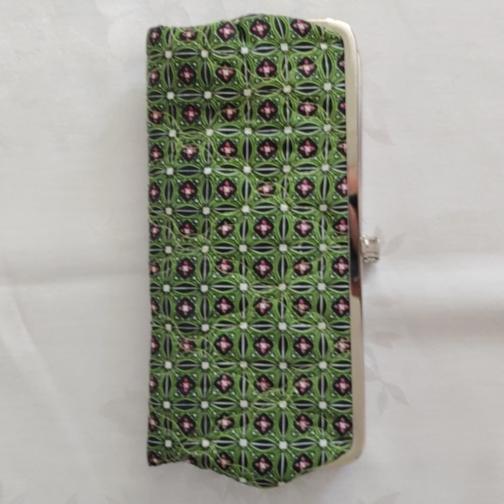 Multi colored wallet.